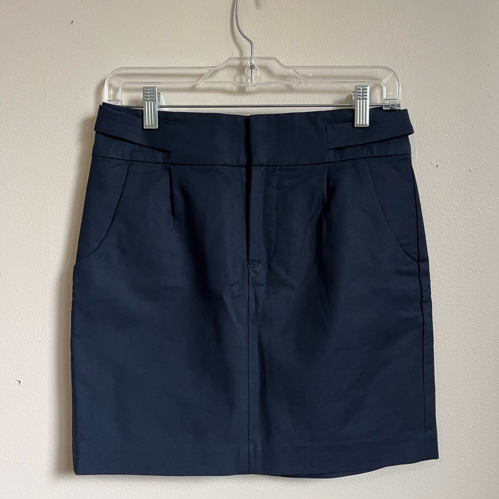 Banana Republic navy mini skirt